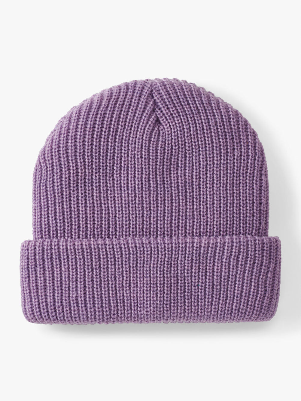 Kids Small Stuff Lilac Turn Up Ribbed Knit Beanie 2 sizes