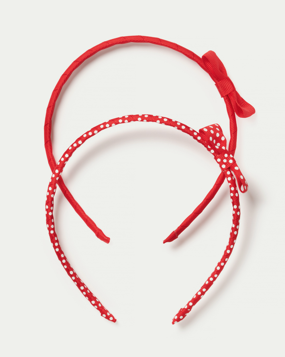 Red headbands with bow deals