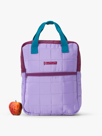 Colour Block Backpack Lilac