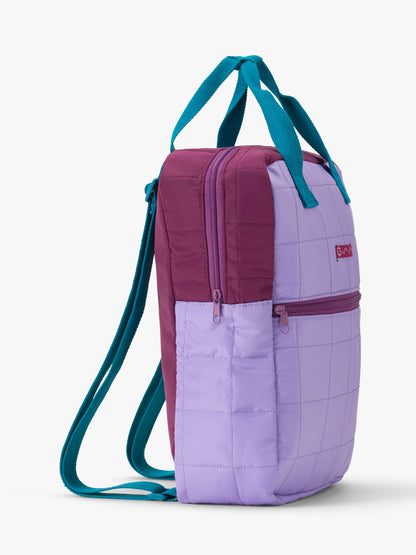 Colour Block Backpack Lilac