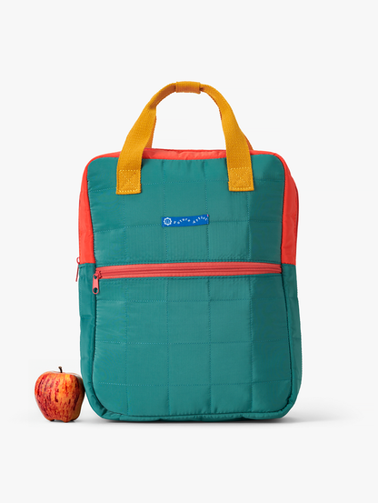 Colour Block Backpack Green