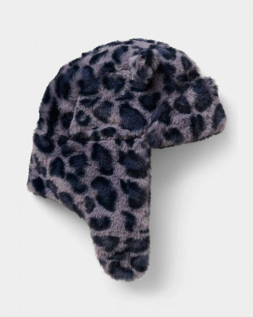 Faux Fur Leopard Deerstalker Hat - Small Stuff Accessories