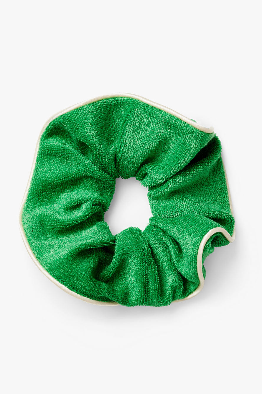 Small Stuff Accessories - Green super soft towel scrunchie