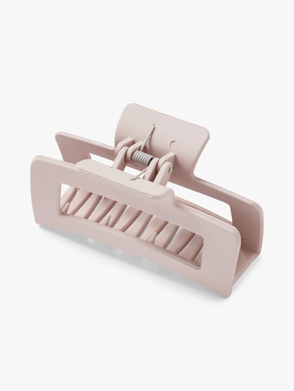 Large matt bulldog clip in light pink