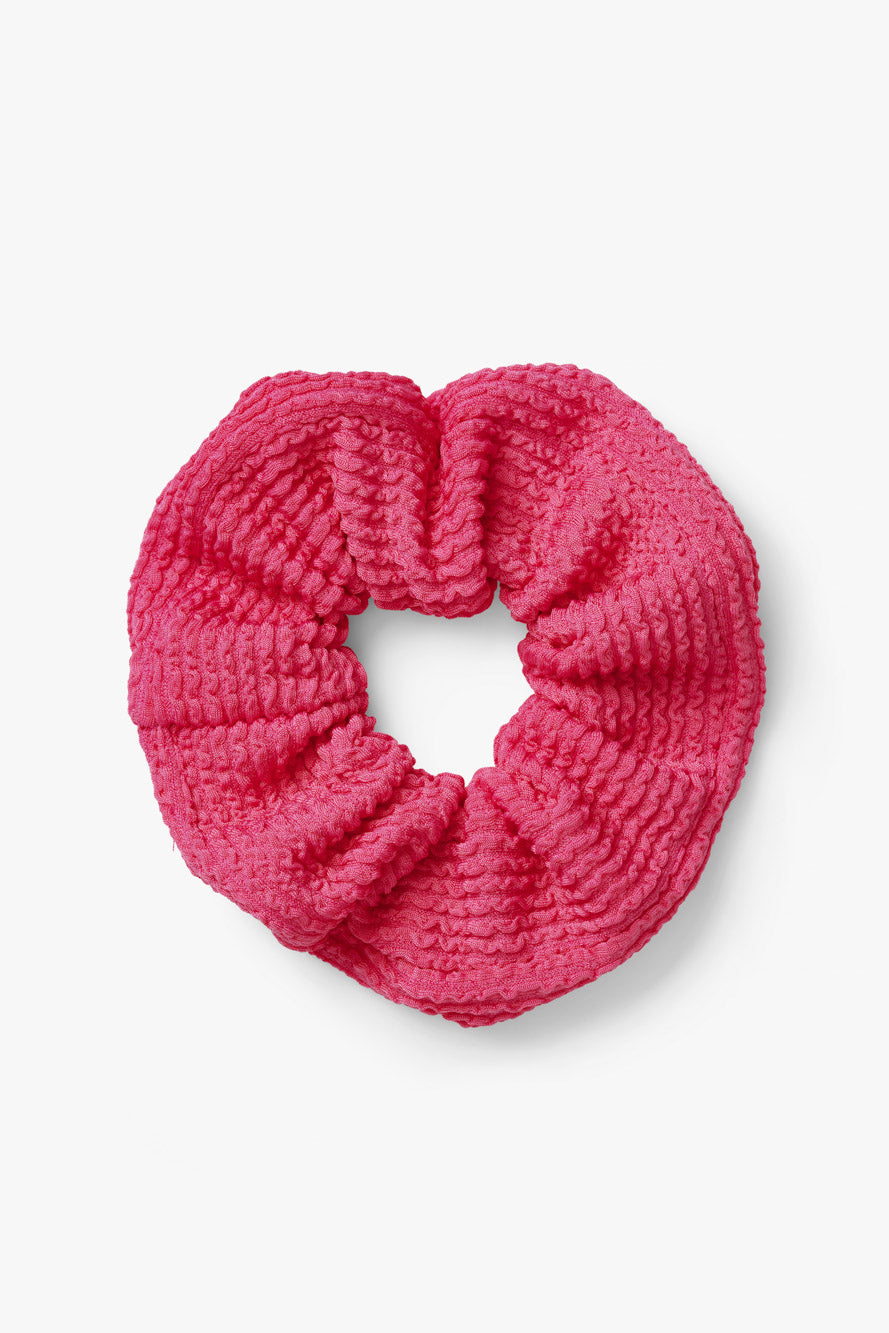 Small Stuff Accessories - Pink stripe towel scrunchie