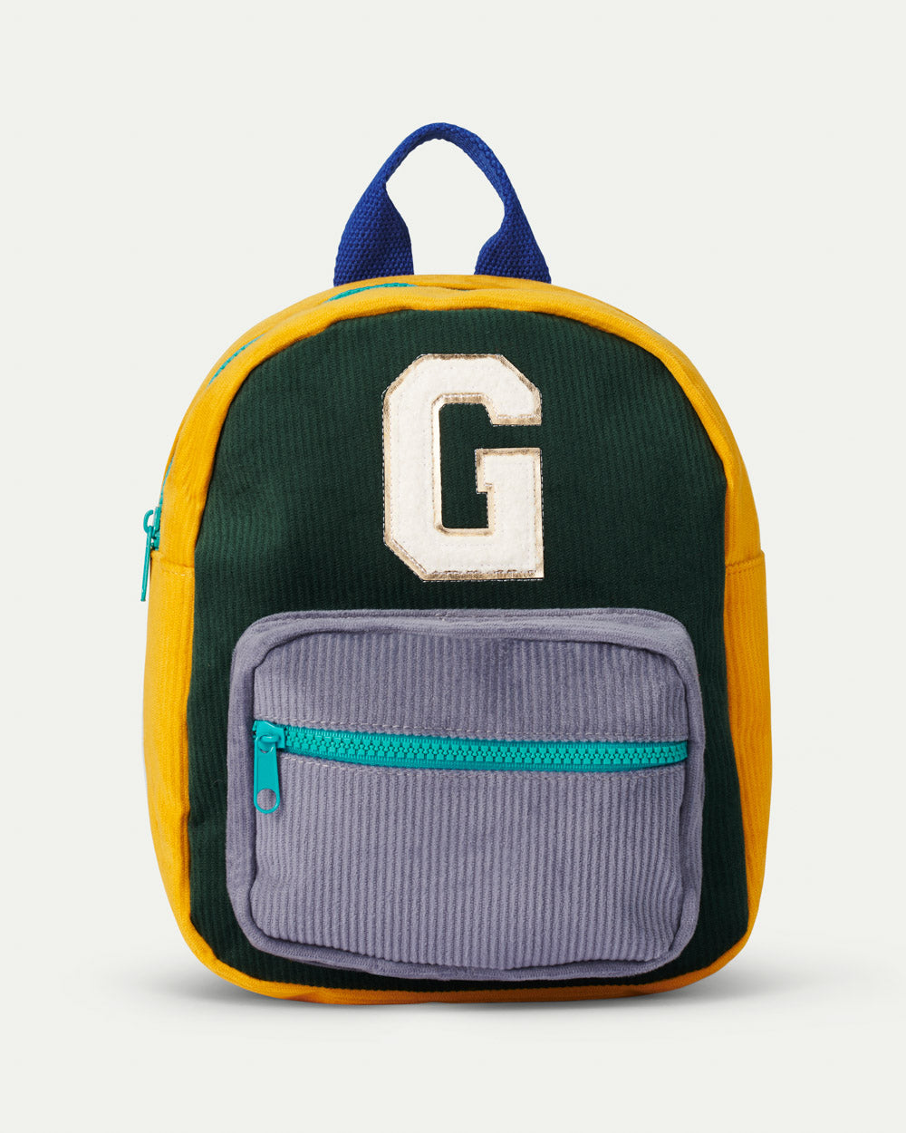 Boys Initial Cord Backpack - Small Stuff Accessories