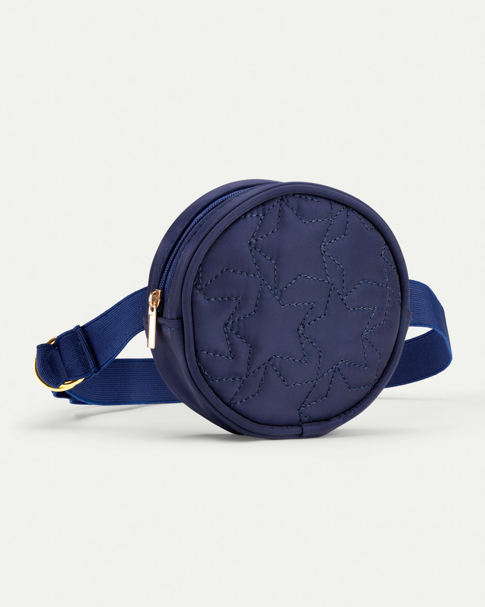Perfect navy circle Back to School belt bag