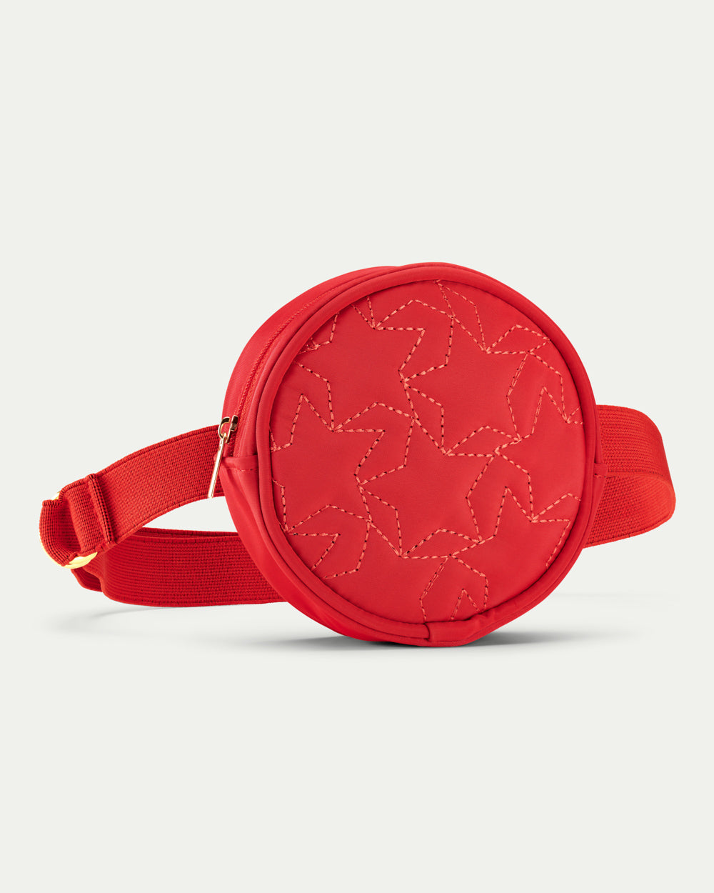 Perfect red circle Back to School belt bag