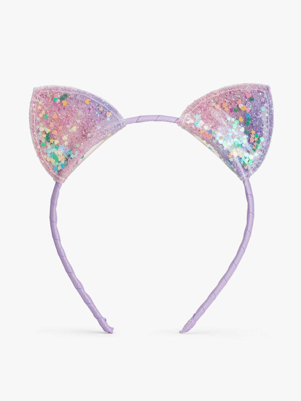 Small Stuff - Shaker cat ear lilac ombre headband