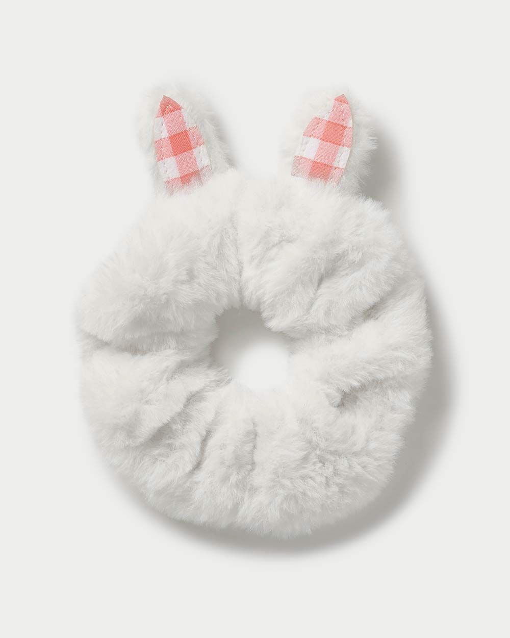 White Bunny Ears Scrunchie - Small Stuff Accessories