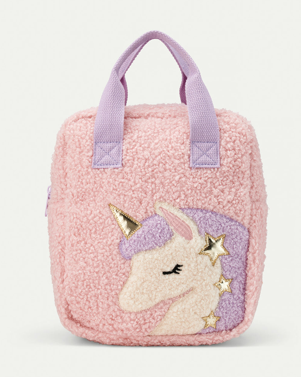 Pink Unicorn Kids Borg Backpack - Small Stuff Accessories